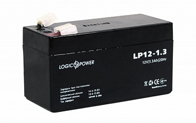  Аккумуляторная батарея LogicPower 12V 1.3Ah