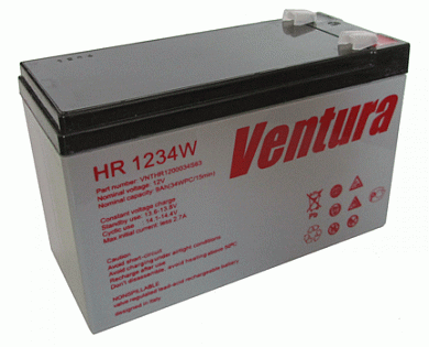 Аккумуляторная батарея Ventura HR 1234W (9Ah)